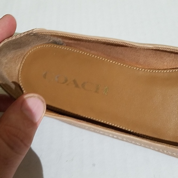 Coach nude on nude flats G6 - Picture 3 of 7